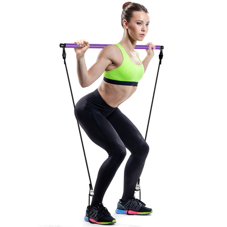 CoreBarPro™ Portable Pilates Bar and Resistance Band