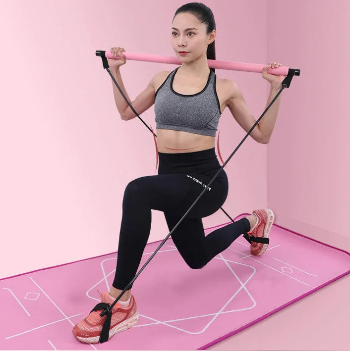 CoreBarPro™ Portable Pilates Bar and Resistance Band